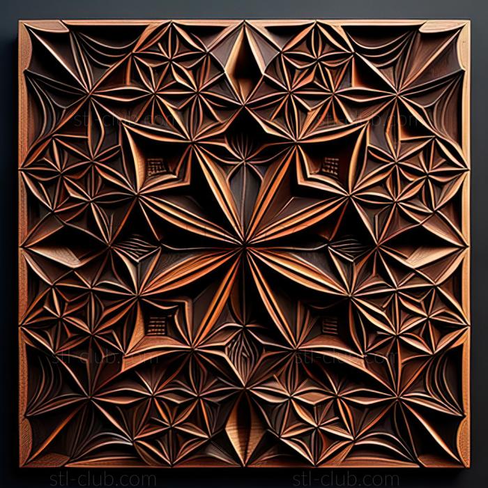 3D model st geometric pattern (STL)